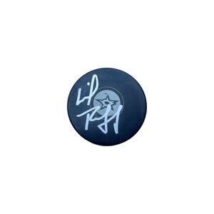 Lindy Ruff Autographed Dallas Stars Official NHL Puck – Signed in Silver Ink
